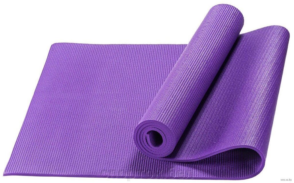 Коврик Yoga mat 173*61*0,5   фиолетовый ,  в чехле от компании Интернет-магазин «SportОК» - фото 1