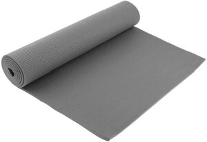 Коврик Yoga mat 173*61*0,6 серый , в чехле