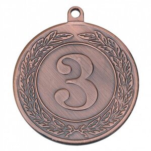 Медаль 3-е место , 4 см , без ленты арт. 400-3
