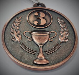 Медаль 5.0см с ленточкой арт. JB5162 (3 место)