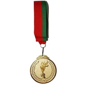 Медаль 6.5 см с ленточкой арт. HJ-6.5-G (1 место)