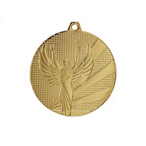 Медаль "Ника" 5 см без ленты , 599 Золотистая