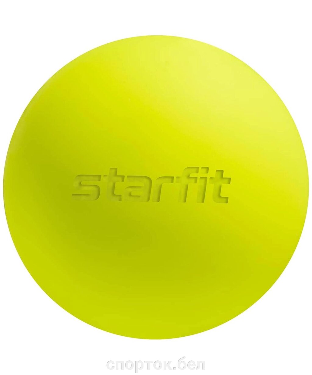 Мяч для МФР STARFIT RB-105 6 см, силикагель, ярко-зеленый от компании Интернет-магазин «SportОК» - фото 1