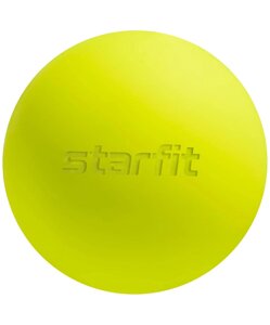 Мяч для МФР STARFIT RB-105 6 см, силикагель, ярко-зеленый