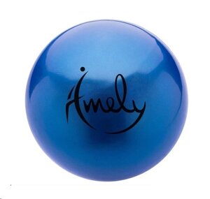 Мяч для художественной гимнастики Amely (15 см, 280 гр), Синий, AGB-301-15-Y