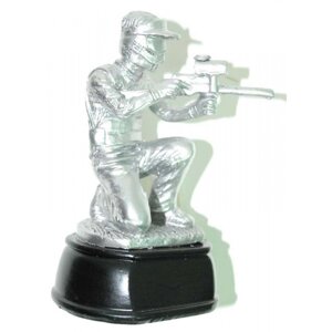 Статуэтка пейнтбол , серебро 15 см , HX-3144