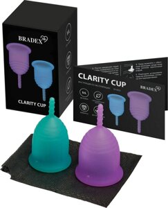 Набор менструальных чаш Clarity Cup, 2 шт. (S+L)