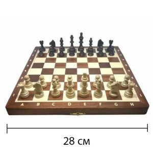 Шахматы деревянные ручной работы магнитные 140I, 28*28, Madon , Польша