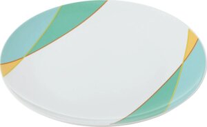 Тарелка десертная d20.3см, Parallels, фарфор, разноцветный