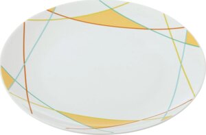 Тарелка обеденная d24см, Lateen, фарфор, разноцветный