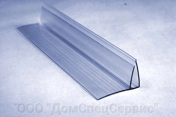Пристенный профиль 4-6 мм прозрачный, длина 6м от компании ООО "ДомСпецСервис" - фото 1