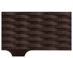 Садовый бордюр Ротанг коричневый 9 см * 3,2 м полипропилен от компании ООО "ДомСпецСервис" - фото 1