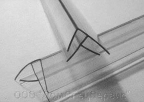 Угловой профиль поликарбонатный 8-10 мм прозрачный, длина 6м от компании ООО "ДомСпецСервис" - фото 1