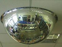 Зеркало для помещений купольное 600 мм обзорное