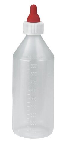 Бутылка для поения ягнят и козлят с соской, 1000 мл от компании ИП Комаров Дмитрий Владимирович - фото 1