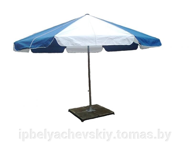 Уличный зонт круглый 4 м от компании ООО "ПрофиЗонт" - фото 1