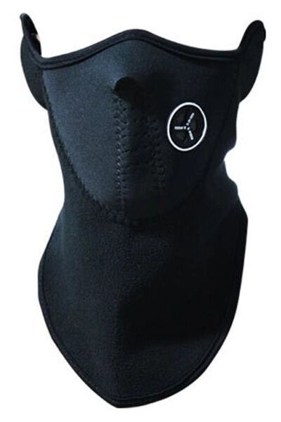 Балаклава, маска на пол-лица (модель №1) черная от компании Интернет-магазин отделочных материалов «Konturs. by» - фото 1