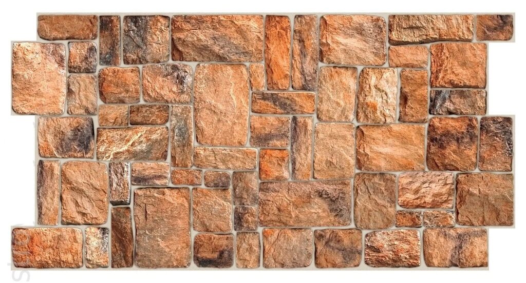 Декоративная панель ПВХ "Камень натуральный" от компании Интернет-магазин отделочных материалов «Konturs. by» - фото 1