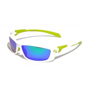 Очки солнцезащитные 2K IB-12062 (белый глянец / зелёные revo)