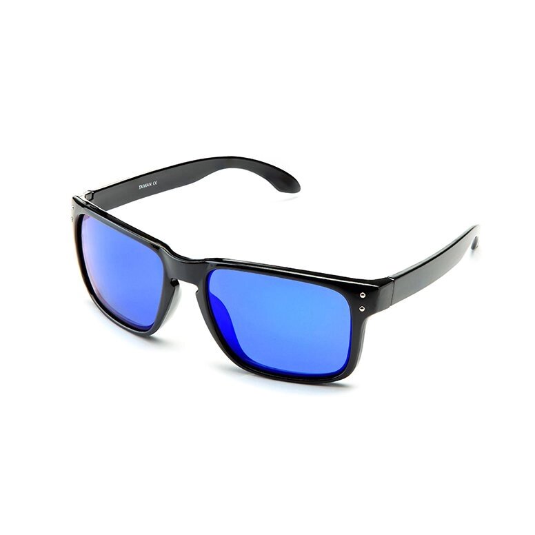 Очки солнцезащитные 2K S-14009-E (чёрный глянец / синий revo) от компании Интернет-магазин отделочных материалов «Konturs. by» - фото 1