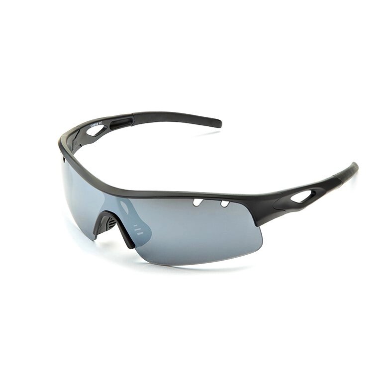 Очки солнцезащитные 2K S-14012-C (чёрный матовый / дымчатые зеркальные) от компании Интернет-магазин отделочных материалов «Konturs. by» - фото 1