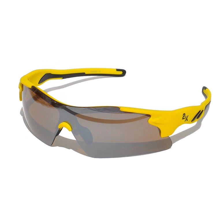 Очки солнцезащитные 2K S-14058-B (жёлтый / дымчатые зеркальные) от компании Интернет-магазин отделочных материалов «Konturs. by» - фото 1