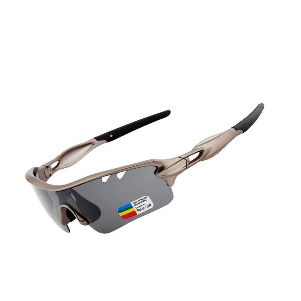 Очки солнцезащитные XQ515, (серый металлик / дымчатые) +3 доп. линзы от компании Интернет-магазин отделочных материалов «Konturs. by» - фото 1