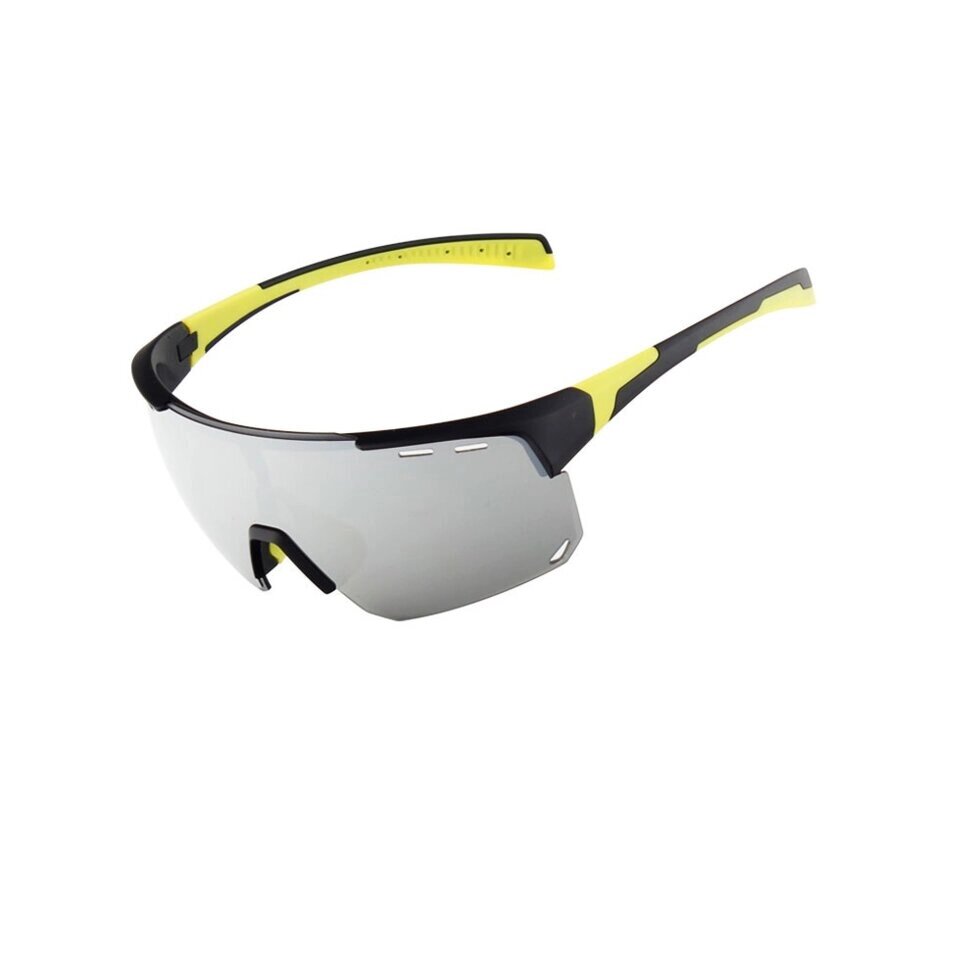 Очки солнцезащитные XQ546, (черно-желтые / зеркальные revo) +3 доп. линзы от компании Интернет-магазин отделочных материалов «Konturs. by» - фото 1