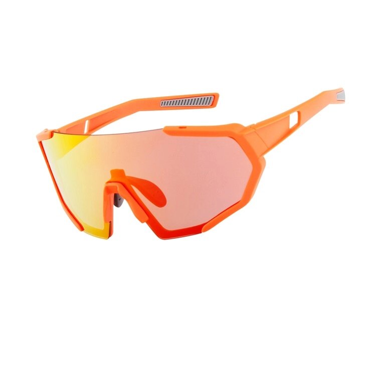 Очки солнцезащитные XQ547, (оранжевый / оранжевые revo) +2 доп. линзы от компании Интернет-магазин отделочных материалов «Konturs. by» - фото 1