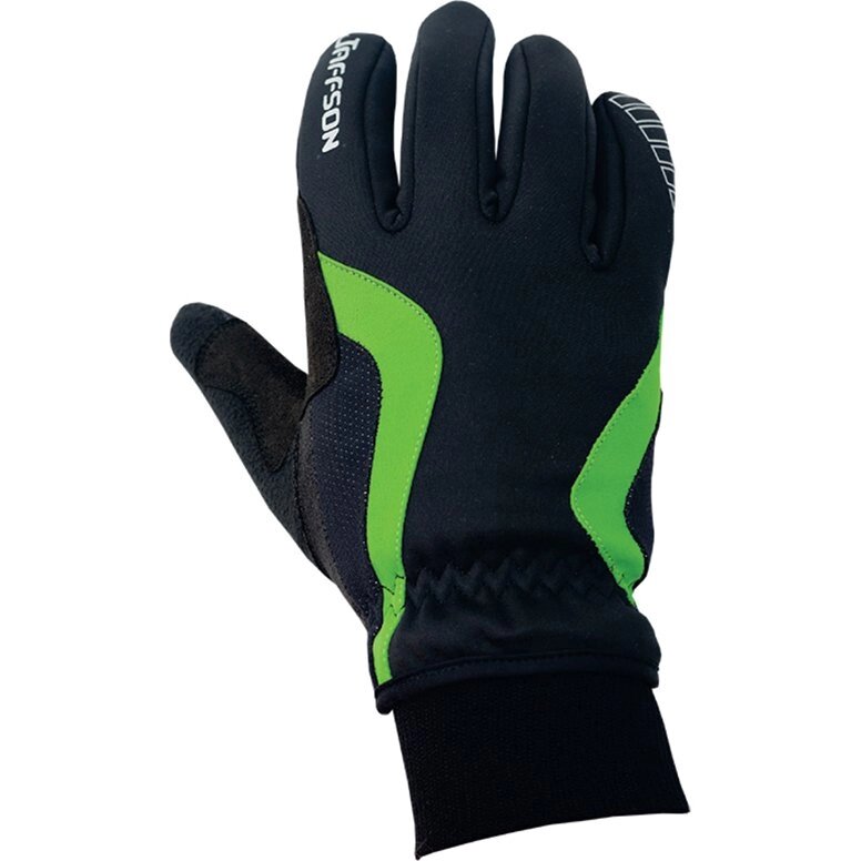 Перчатки JAFFSON WCG 43-0476 (чёрный/зелёный) от компании Интернет-магазин отделочных материалов «Konturs. by» - фото 1