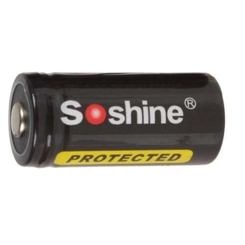 Аккумулятор Soshine 16340/RCR123A 3.7V 700mAh с защитой - акции