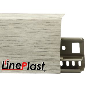 Плинтус Line Plast 85 мм LS005 – Ясень шимо светлый