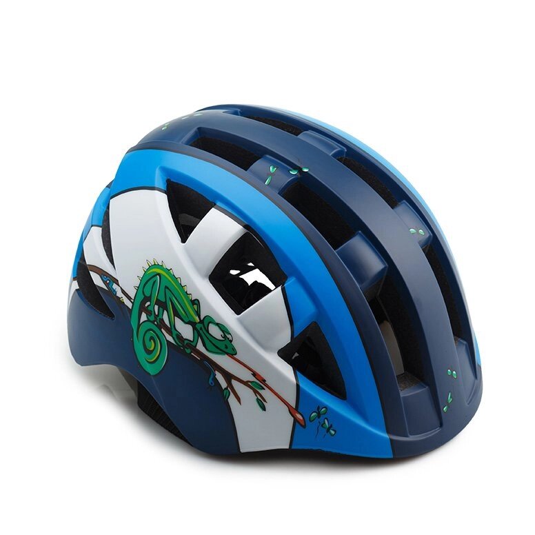 Шлем велосипедный детский Cigna WT-022 (синий/белый) от компании Интернет-магазин отделочных материалов «Konturs. by» - фото 1