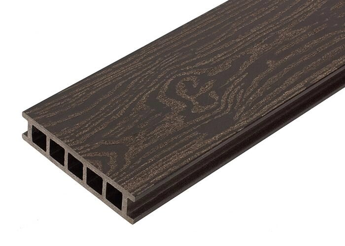 Террасная доска Savewood Fagus цвет темно-коричневый 4м (РФ) от компании Интернет-магазин отделочных материалов «Konturs. by» - фото 1