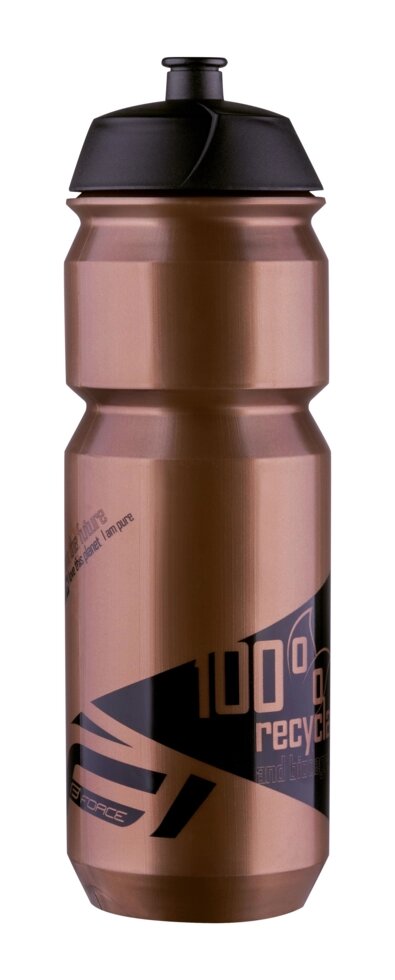 Велобутылка Force, BIO, 750мл, бронзово/черная от компании Интернет-магазин отделочных материалов «Konturs. by» - фото 1