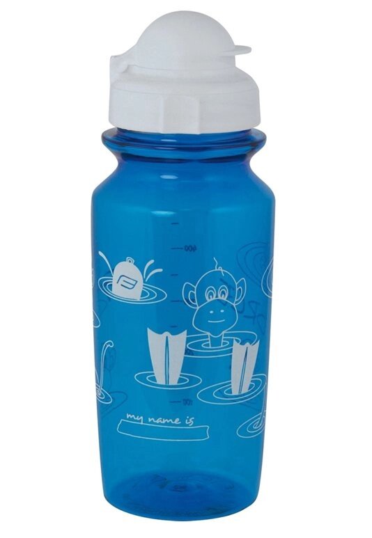 Велобутылка FORCE MONKEY 0,5 л школьная, синий от компании Интернет-магазин отделочных материалов «Konturs. by» - фото 1