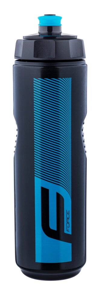 Велобутылка Force, QUART, 900мл, черно/синяя от компании Интернет-магазин отделочных материалов «Konturs. by» - фото 1