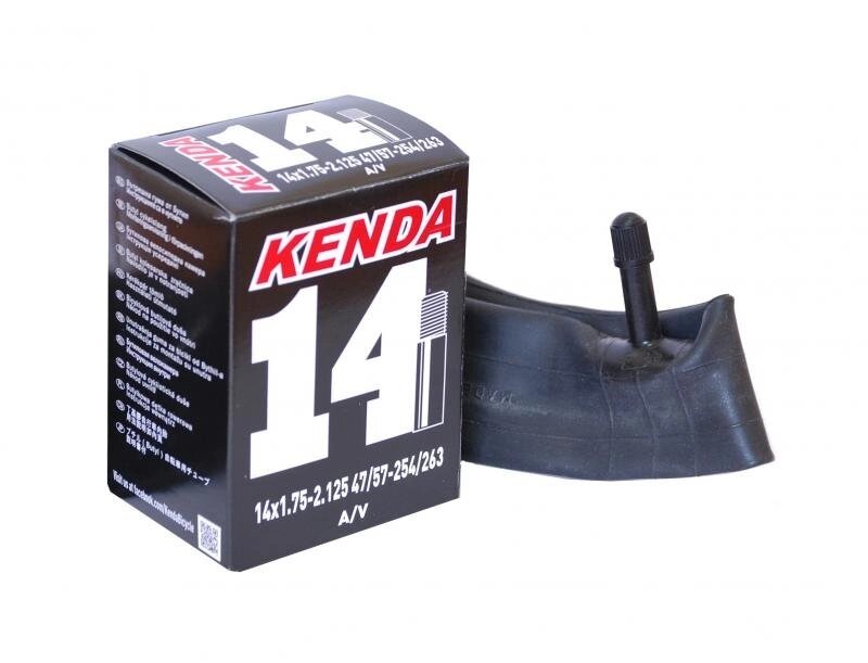 Велокамера 14" авто ниппель Kenda 14x1.75/2.125 от компании Интернет-магазин отделочных материалов «Konturs. by» - фото 1