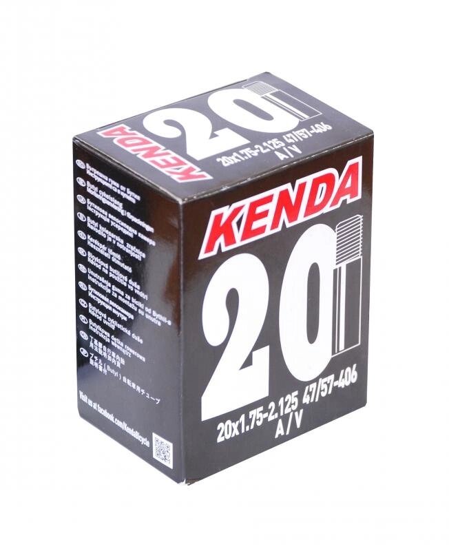 Велокамера 20" авто ниппель Kenda 20x1.75/2.125 от компании Интернет-магазин отделочных материалов «Konturs. by» - фото 1