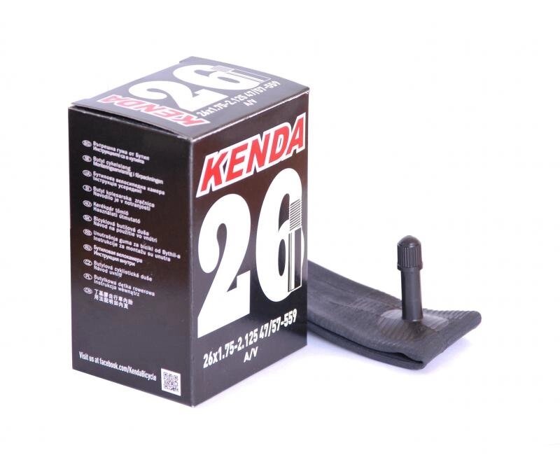 Велокамера 26" авто ниппель Kenda 26x1.75/2.125 от компании Интернет-магазин отделочных материалов «Konturs. by» - фото 1