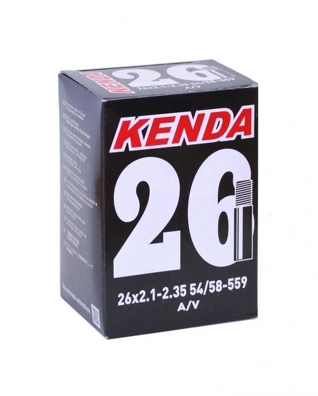 Велокамера 26" авто ниппель Kenda 26x2.125/2.35 от компании Интернет-магазин отделочных материалов «Konturs. by» - фото 1