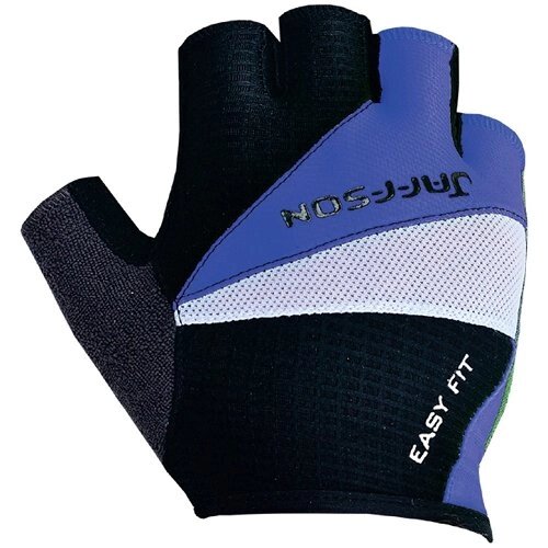 Велоперчатки JAFFSON SCG 46-0206 (чёрный/синий/белый) от компании Интернет-магазин отделочных материалов «Konturs. by» - фото 1