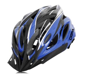 Велошлем Cigna WT-012 (чёрный/синий)