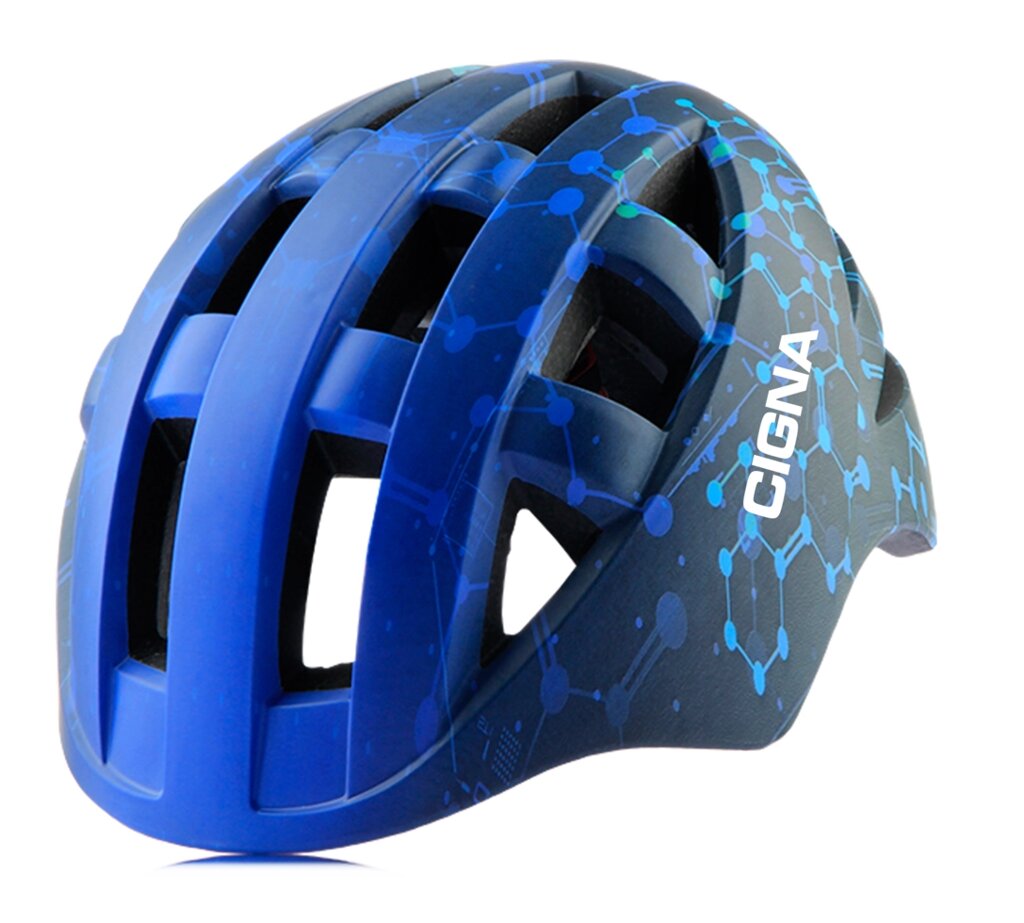 Велошлем детский Cigna WT-022 (синий) от компании Интернет-магазин отделочных материалов «Konturs. by» - фото 1
