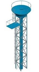 Башня водонапорная, изготовление башни водонапорной, изготовление башни водонапорной стальной,