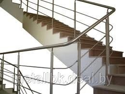 Лестницы из нержавеющей стали, Лестница из нержавеющей стали со стеклом, лестница стальная, от компании ООО «Металл БК» - фото 1