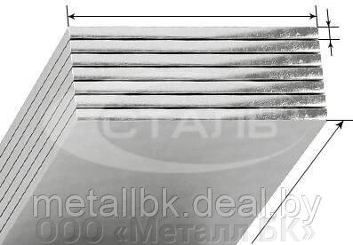 Лист алюминиевый 0,8х1200х3000 АМг2М от компании ООО «Металл БК» - фото 1