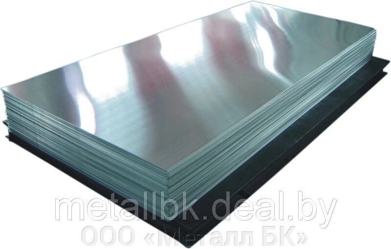 Лист алюминиевый 1,0х1200х3000 АМцН2, алюминиевый лист 1,0*1200*3000 АМцН2 Минск, алюминий цена от компании ООО «Металл БК» - фото 1