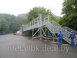 Стальной пешеходный мост, изготовление стального пешеходного моста, мост стальной, изготовление моста, - Беларусь