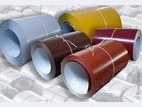 Рулька с полимерным покрытием, окрашенный рулон, стальной рулон покрашенный, цветной рулон стальной - скидка